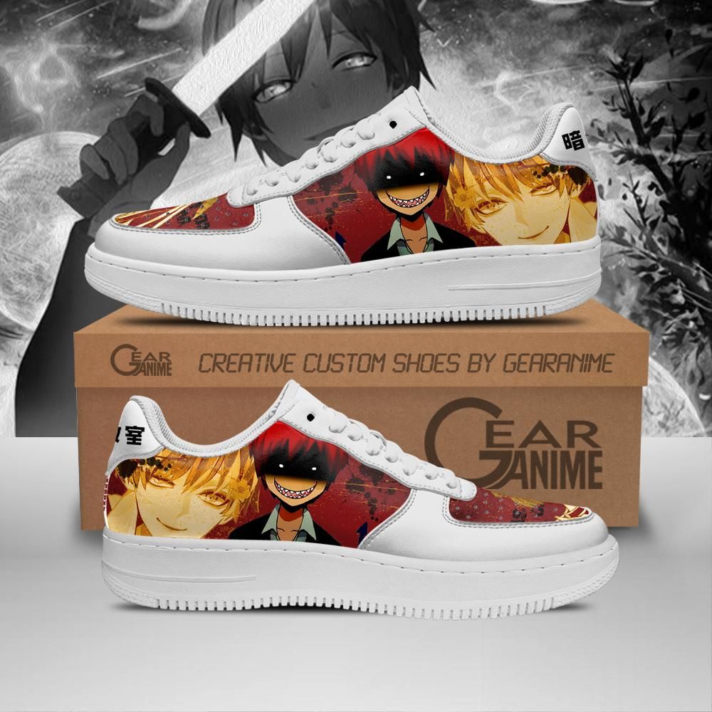 Karma Akabane Devil Assassination Classroom Air Force Shoes Sneakers Custom Anime
