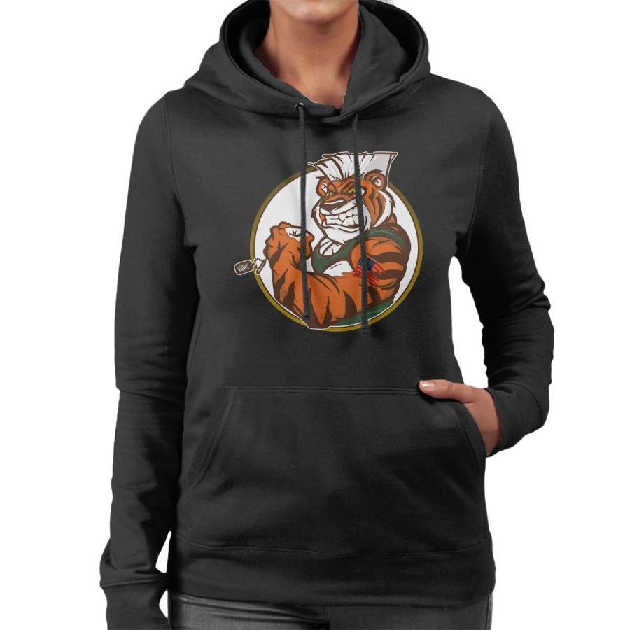 Eye Of The Street Tiger Guile Fighter Women’s Hooded Sweatshirt