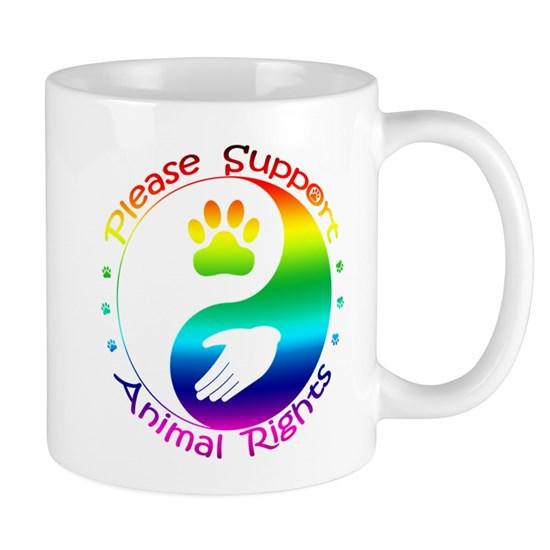 Please Support Animal Rights Mug