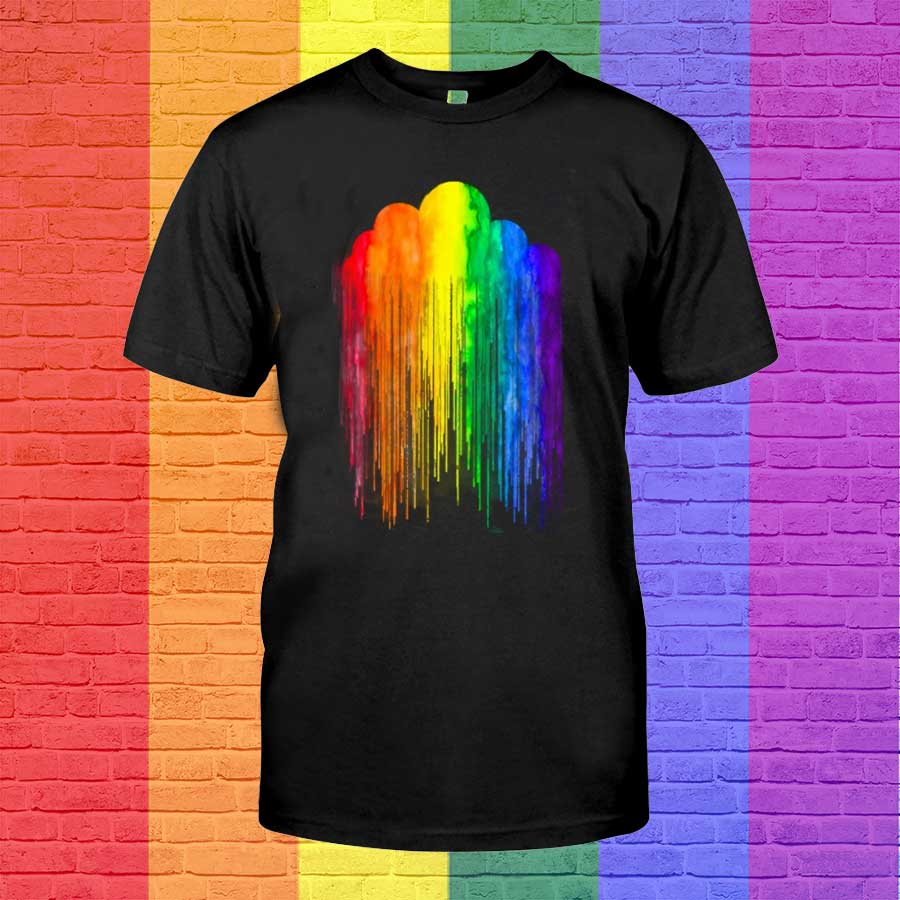 Rainbow Ally Shirt, Rainbow Gay Pride, Rainbow Birthday Shirt Lesbian Rainbow T Shirt