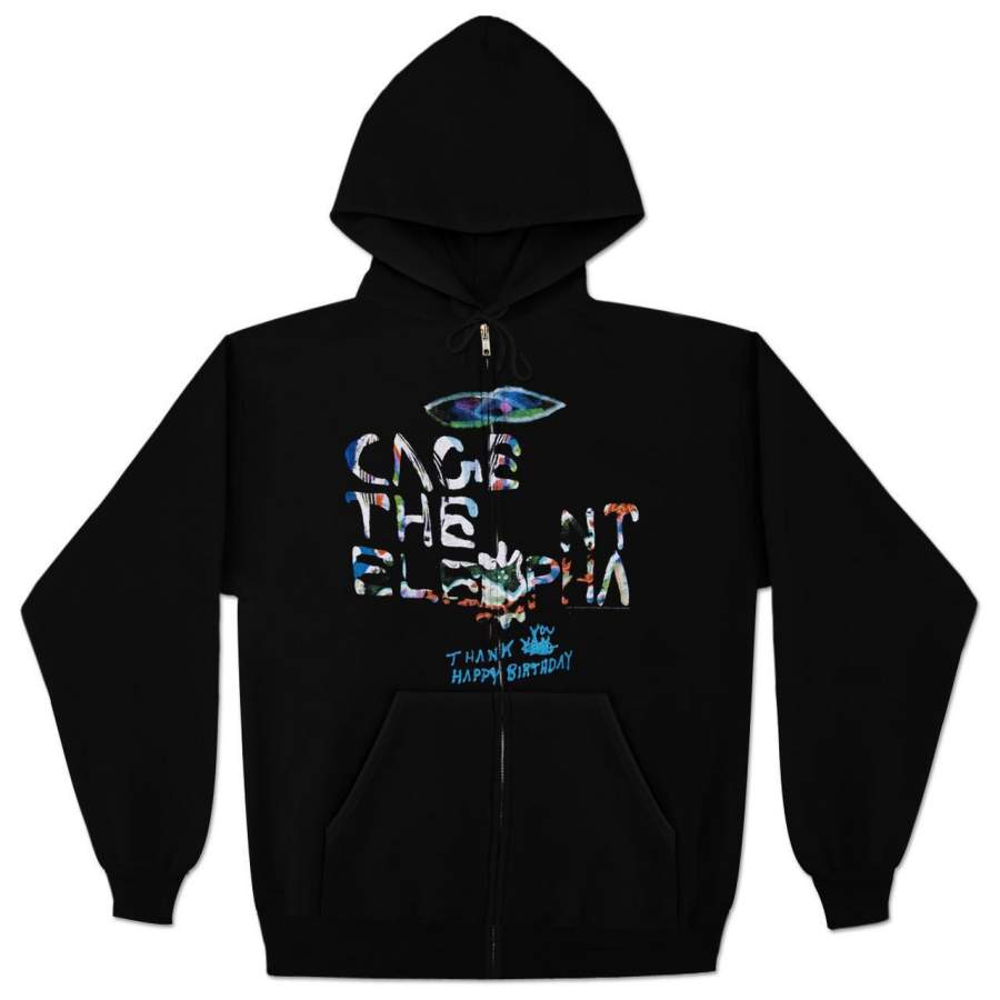 Cage The Elephant Thank You Happy Birthday Zip Hoodie