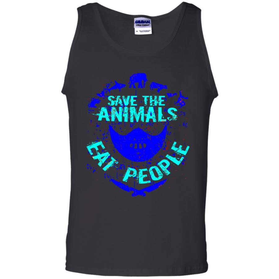 save the animals, EAT PEOPLE2 Tank Top