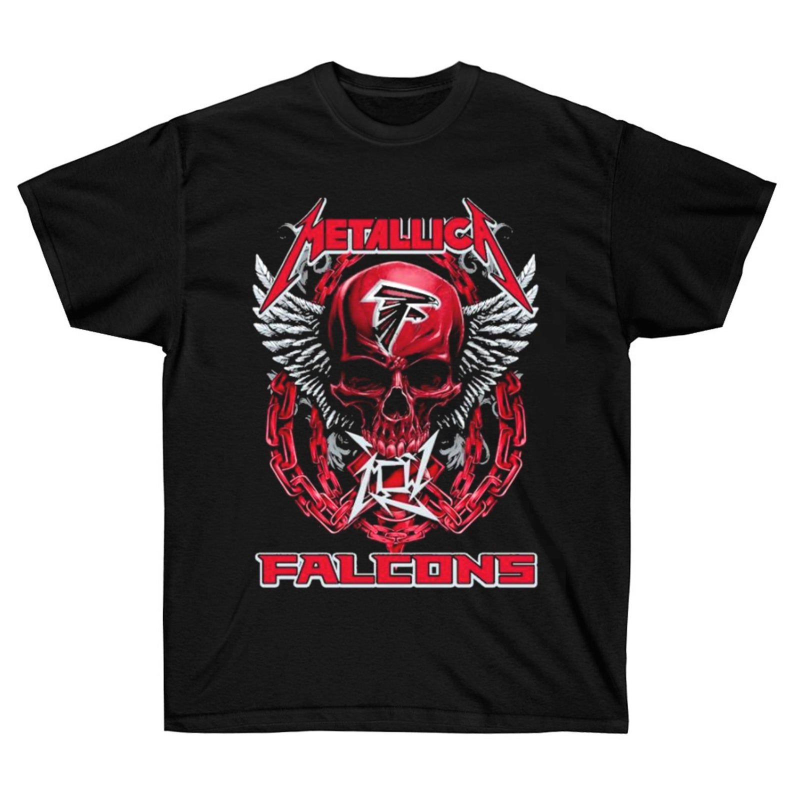 Atlanta Falcons Metallica Rock And Roll Gift Shirt For Fan Atlanta Falcons Shirt Atlanta Falcons Tshirt Atlanta Falcons T Shirt