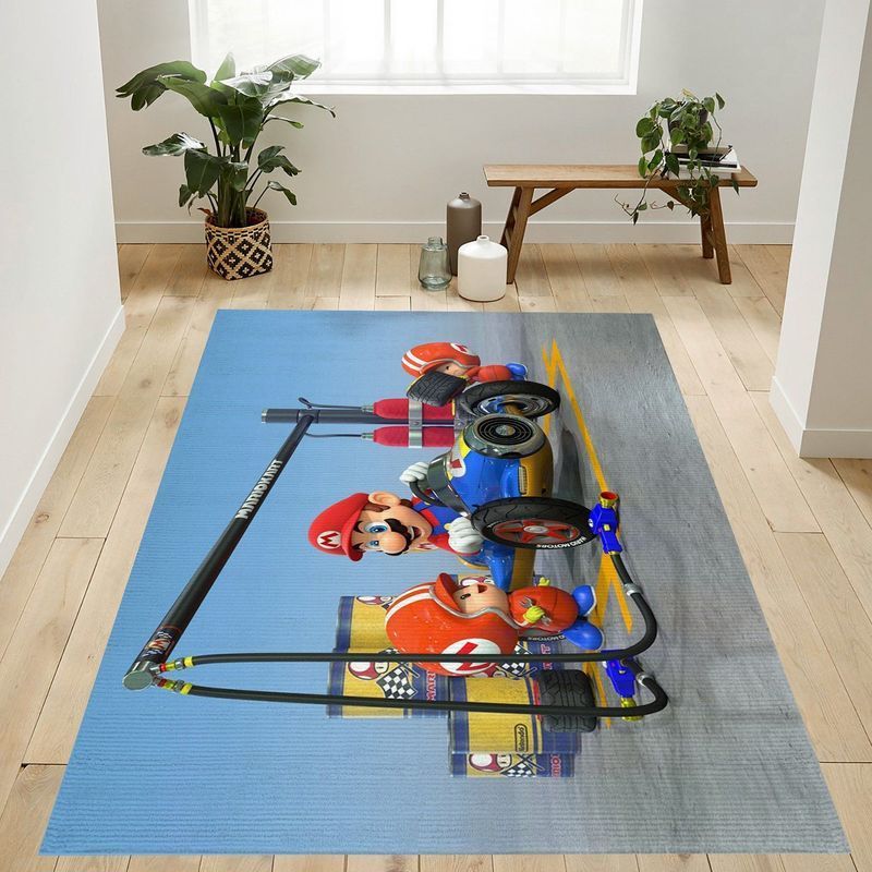 Super Mario 111 Area Rug Living Room And Bed Room Rug Gift Us Decor