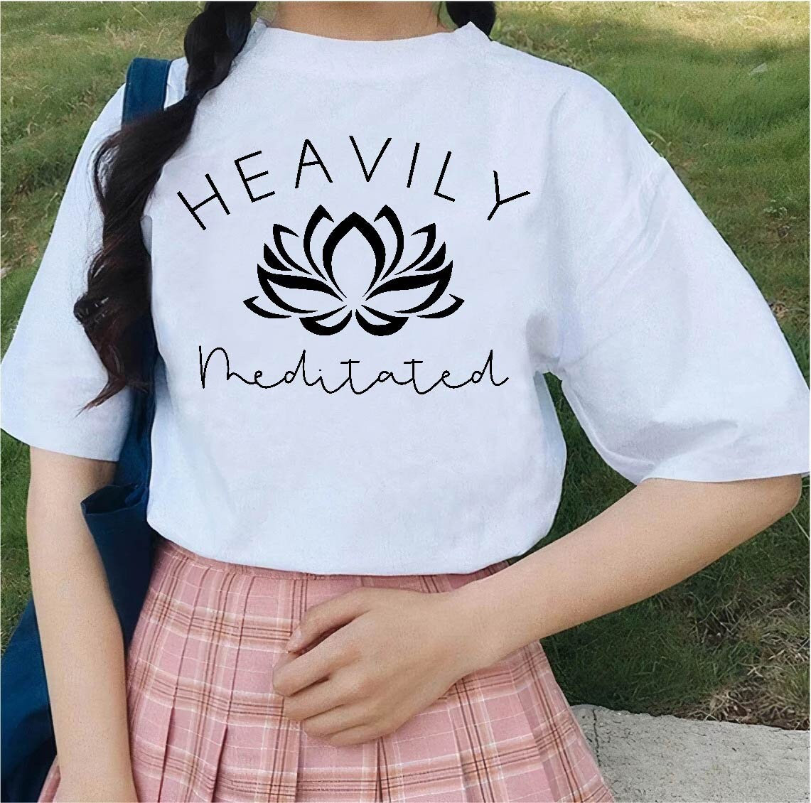 Heavily Meditated Shirt -yoga shirt,yoga sweatshirt,yoga crewneck,yoga hoodie,yoga gifts,yoga tshirt,meditation gift,motivational shirt