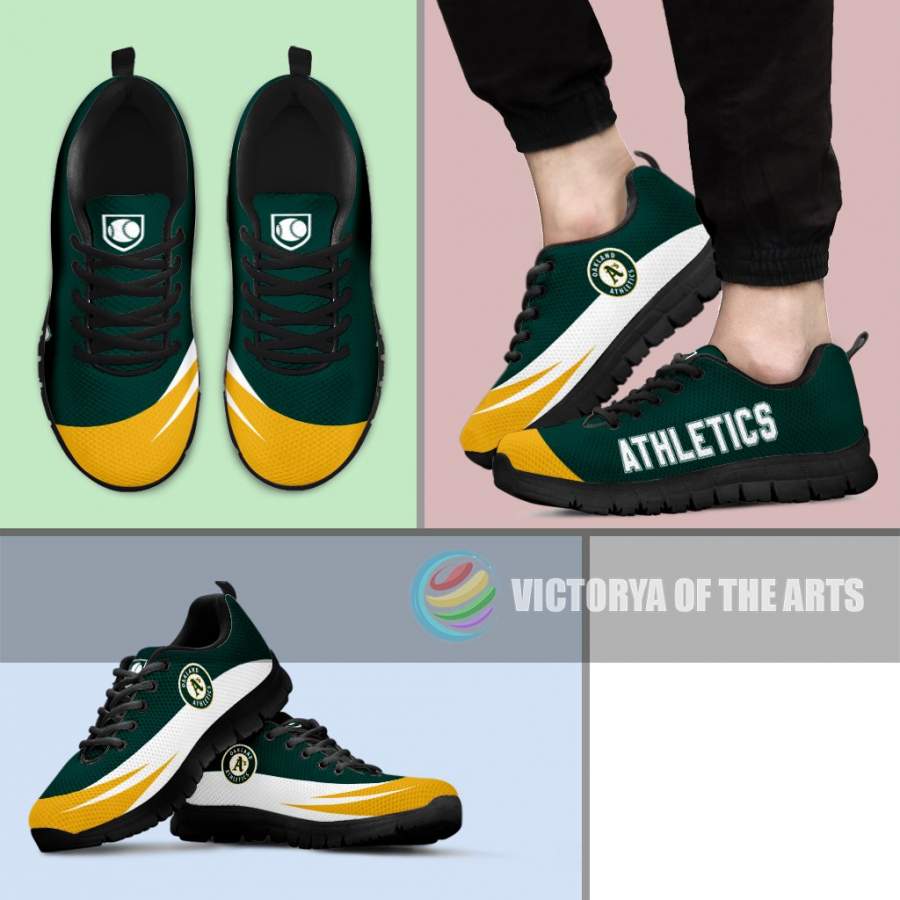 Awesome Gift Logo Oakland Athletics Sneakers