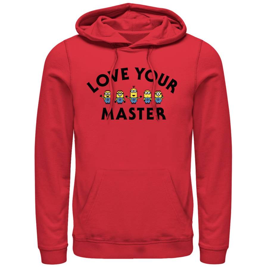 Despicable Me Men’s Minion Love Master  Lightweight Hoodie