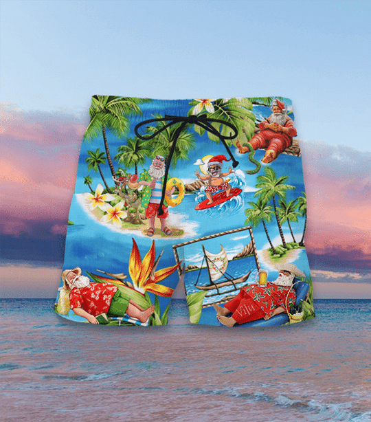 Amazing Santa Claus Unisex Hawaii Shorts Ha85596