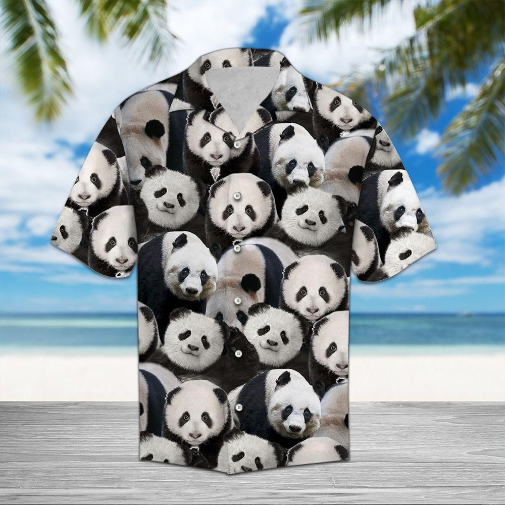 Panda Aloha Hawaii Shirt Colorful Short Sleeve Summer Beach Casual For Men And Women Ha85407