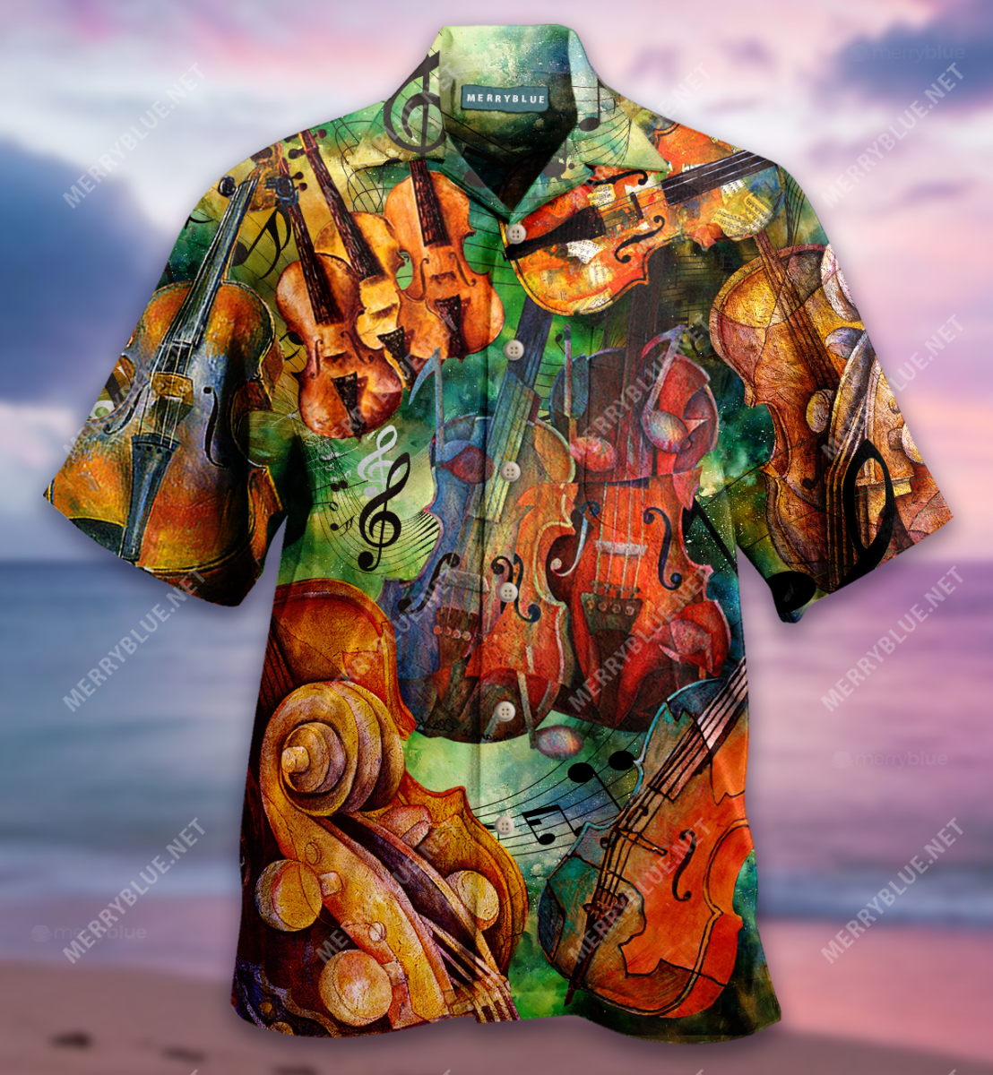 Violin My Wand Chose Me Unisex Hawaiian Shirt