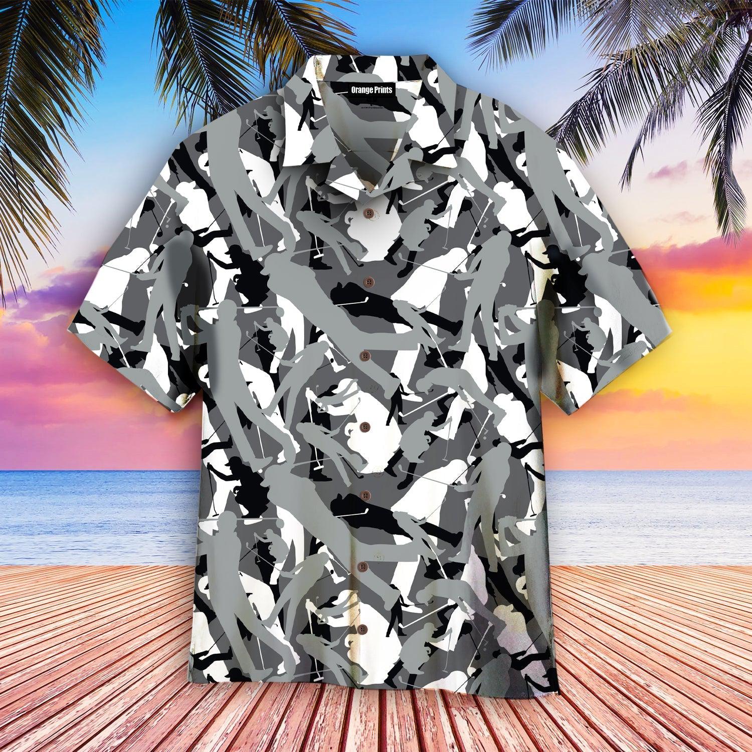 Golf Camouflage Hawaii Shirt For Men Women Ha50628