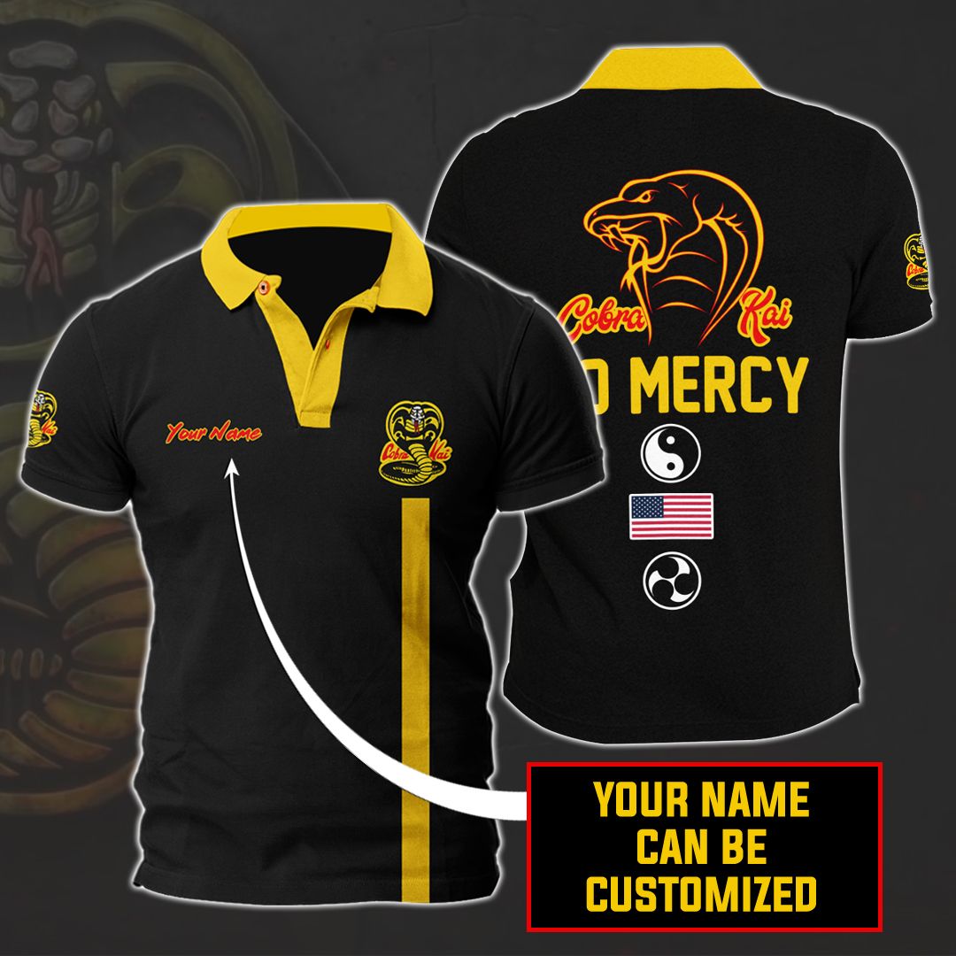 Cobra Kai 1007 Custom Name Polo Shirt