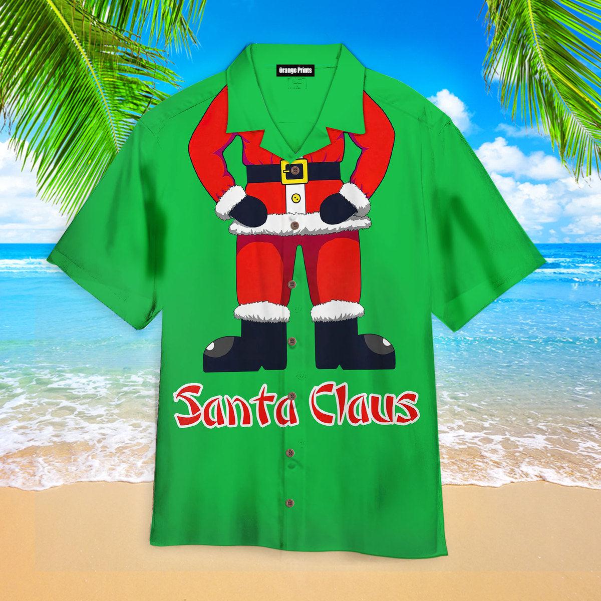 Santa Claus Aloha Hawaiian Shirts For Men & For Women | Wt6991