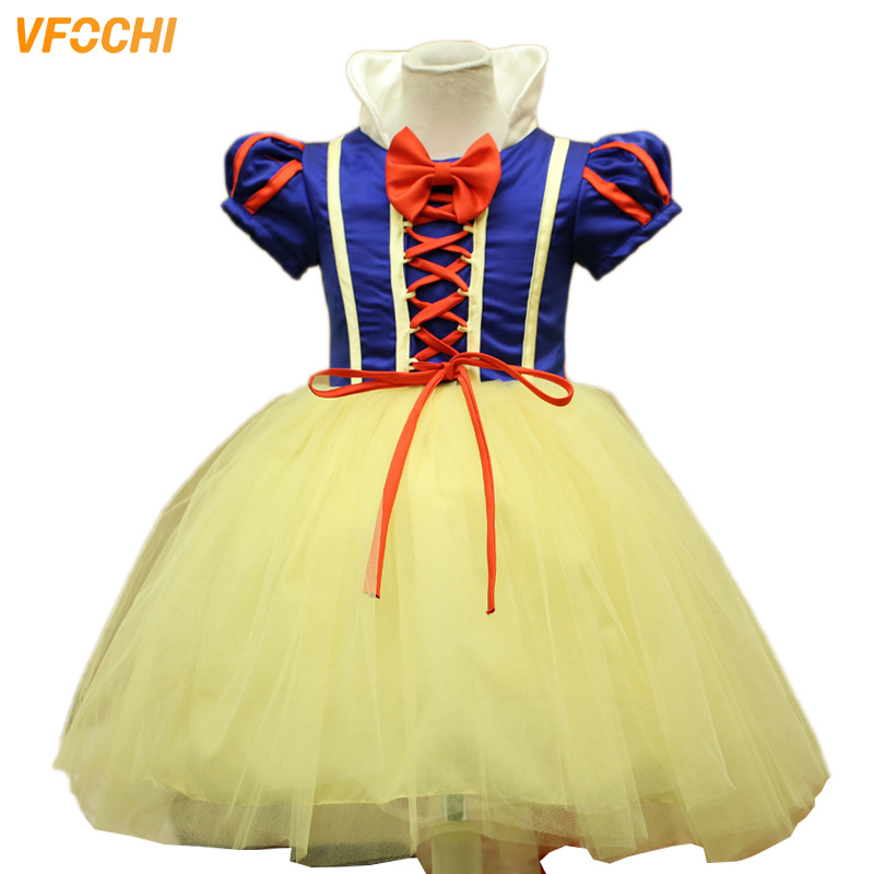 VFOCHI New Arrival Girl Snow White Dresses Baby Girls Halloween Dress Children Stage Dress Kids Halloween Costumes for Girls alx