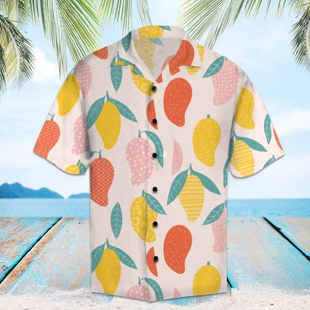 Mango Aloha Hawaii Shirt Colorful Short Sleeve Summer Beach Casual For Men And Women Ha72462