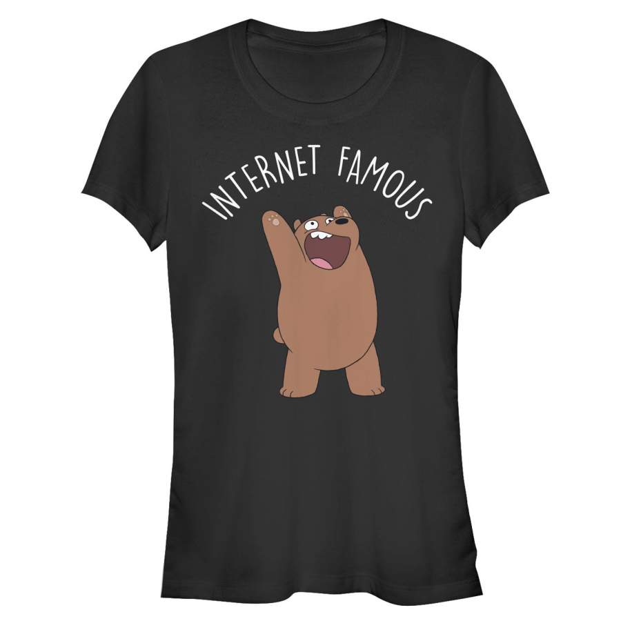 We Bare Bears Junior’s Grizzly Internet Famous T-Shirt