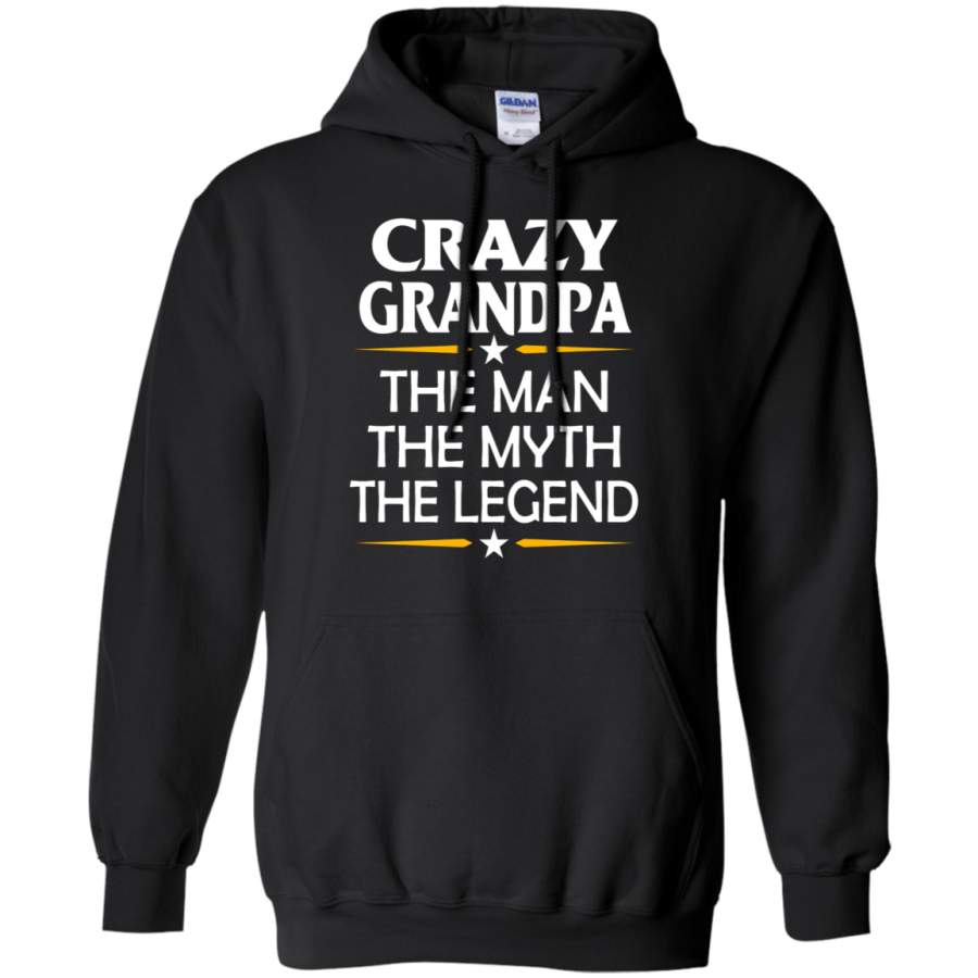 AGR Crazy Grandpa The Man The Myth The Legend Hoodie