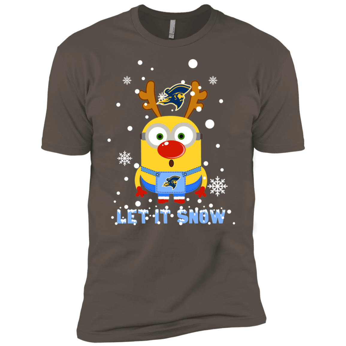 Buy Minion Etsu Buccaneers Ugly Christmas Sweaters Let It Snow Men’S T-Shirt