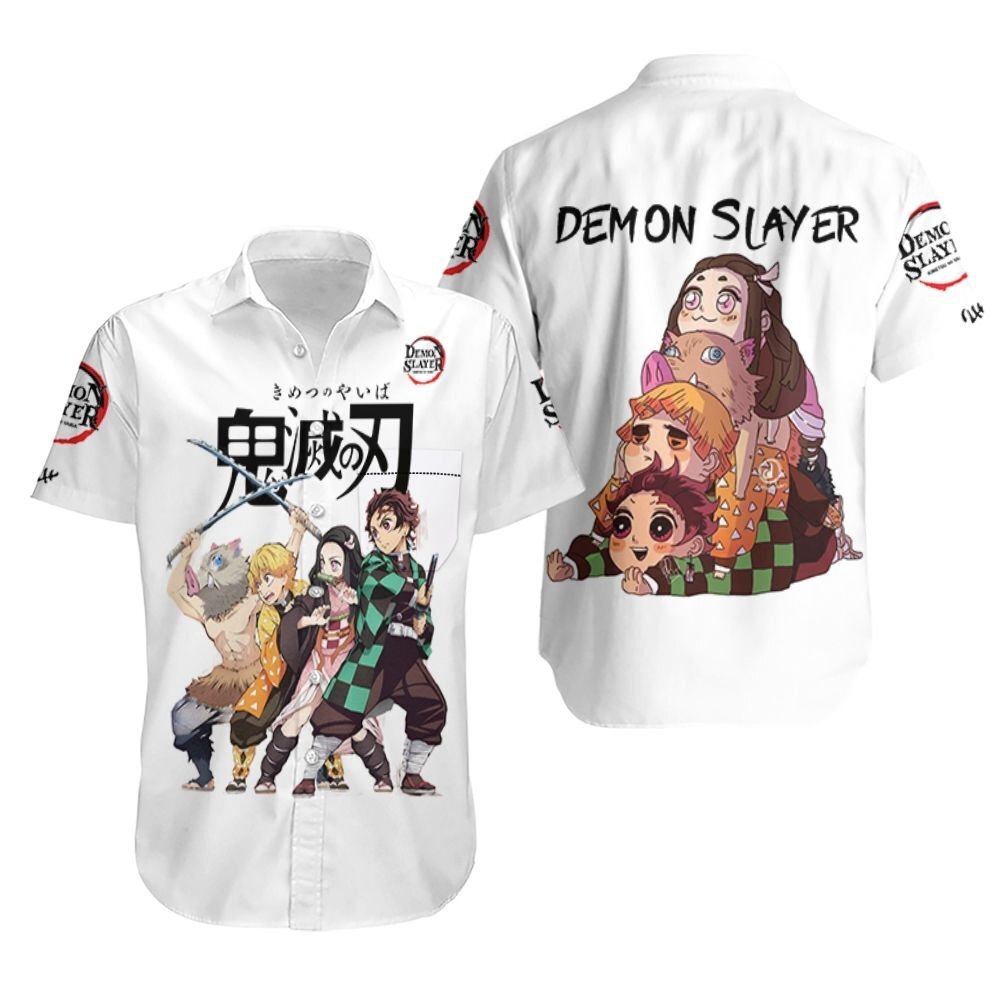 Kimetsu No Yaiba Main Characters Hawaii Shirt Ha56108