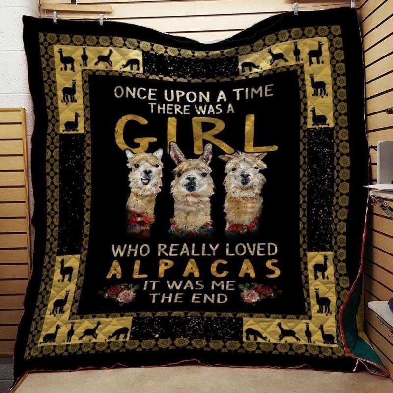 Alpaca Animal Girl Quilt