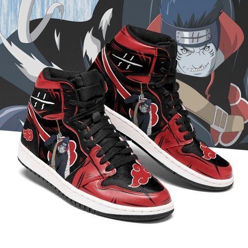 Akatsuki Kisame Jd Customized High-Top Sneakers Jordan Sneakers Sport Sneakers Air Jordan High Sneakers Sport Sneakers