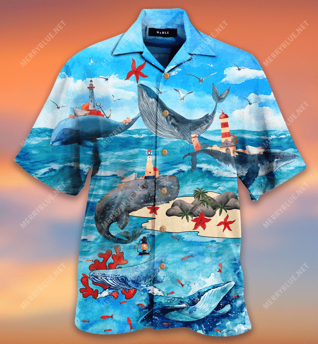 Shop From 1000 Unique Friendly Whales Hawaiian Shirt