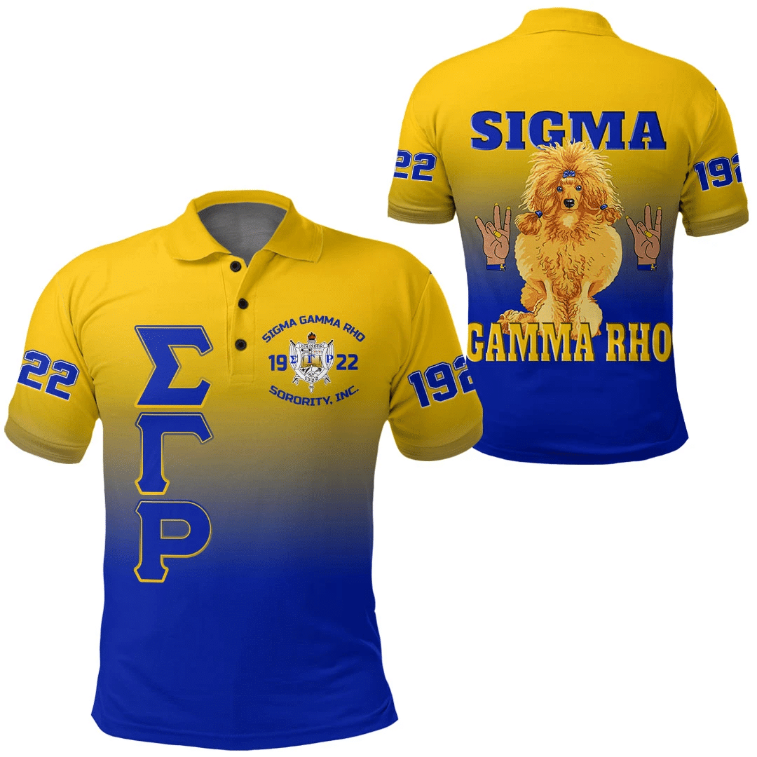 Sorority Polo – Sigma Gamma Rho Gradient Polo Shirts