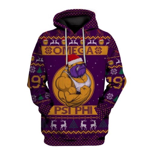 Omega Psi Phi Christmas All Over Printed