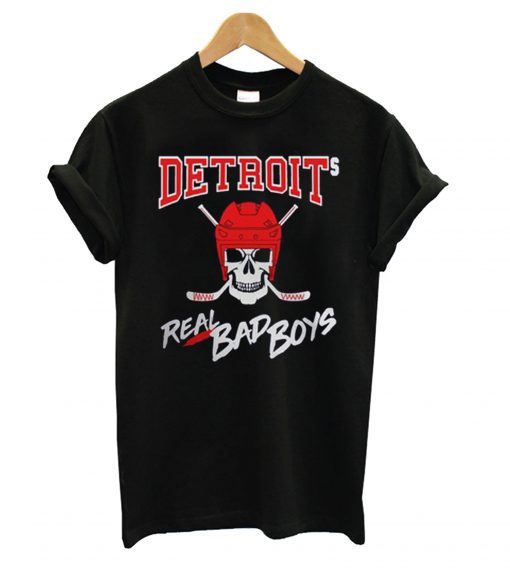 Beautiful Detroits Real Bad Boys Hockey RS  T shirt