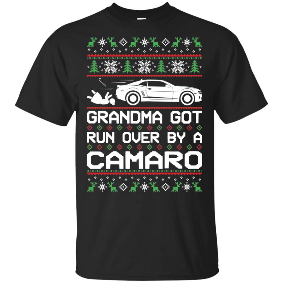 Chevy Camaro 5th Gen Grandma Got Run Over Ugly Christmas T-Shirt