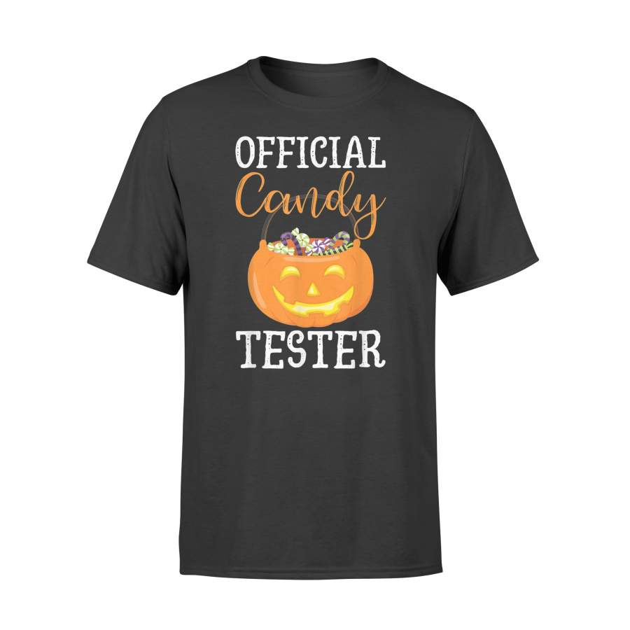 Official Candy Taster Funny Trick or Treat Halloween Kids T-Shirt – Standard T-shirt