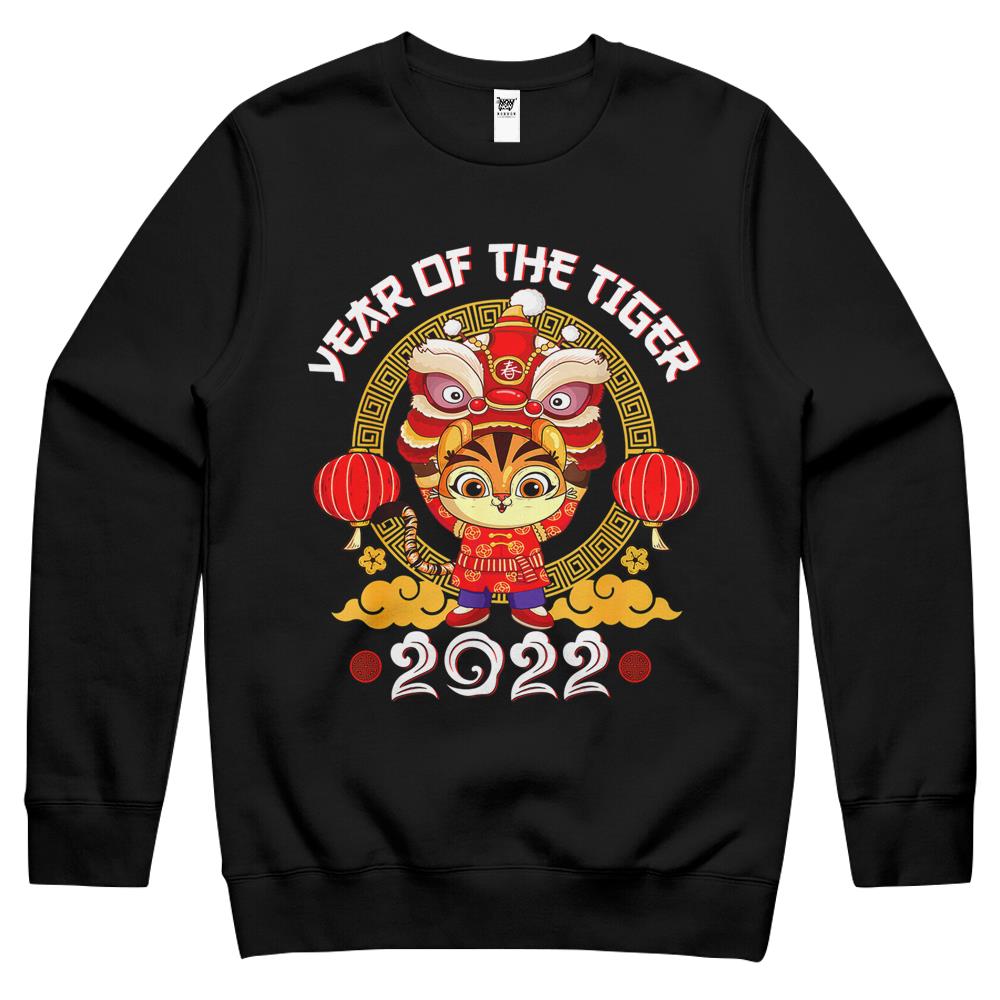 Year Of The Tiger Chinese Zodiac Chinese New Year 2022 Crewneck Sweatshirt