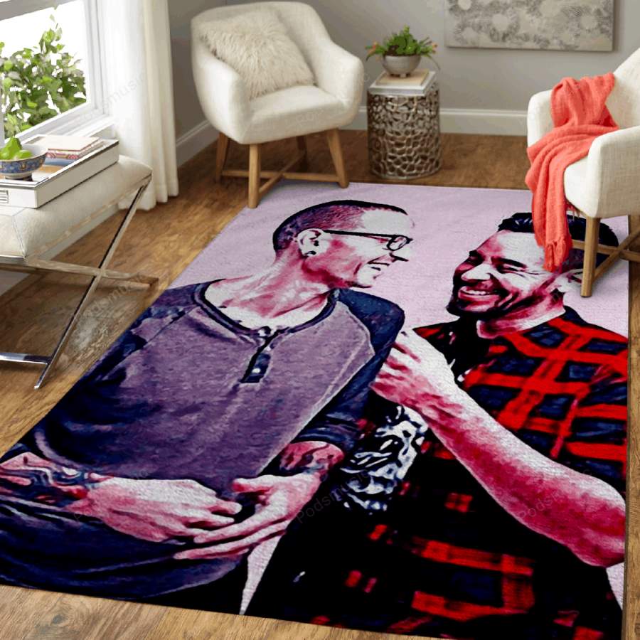 Linkin Park 360 – Music Art For Fans Area Rug Living Room Carpet Floor Decor