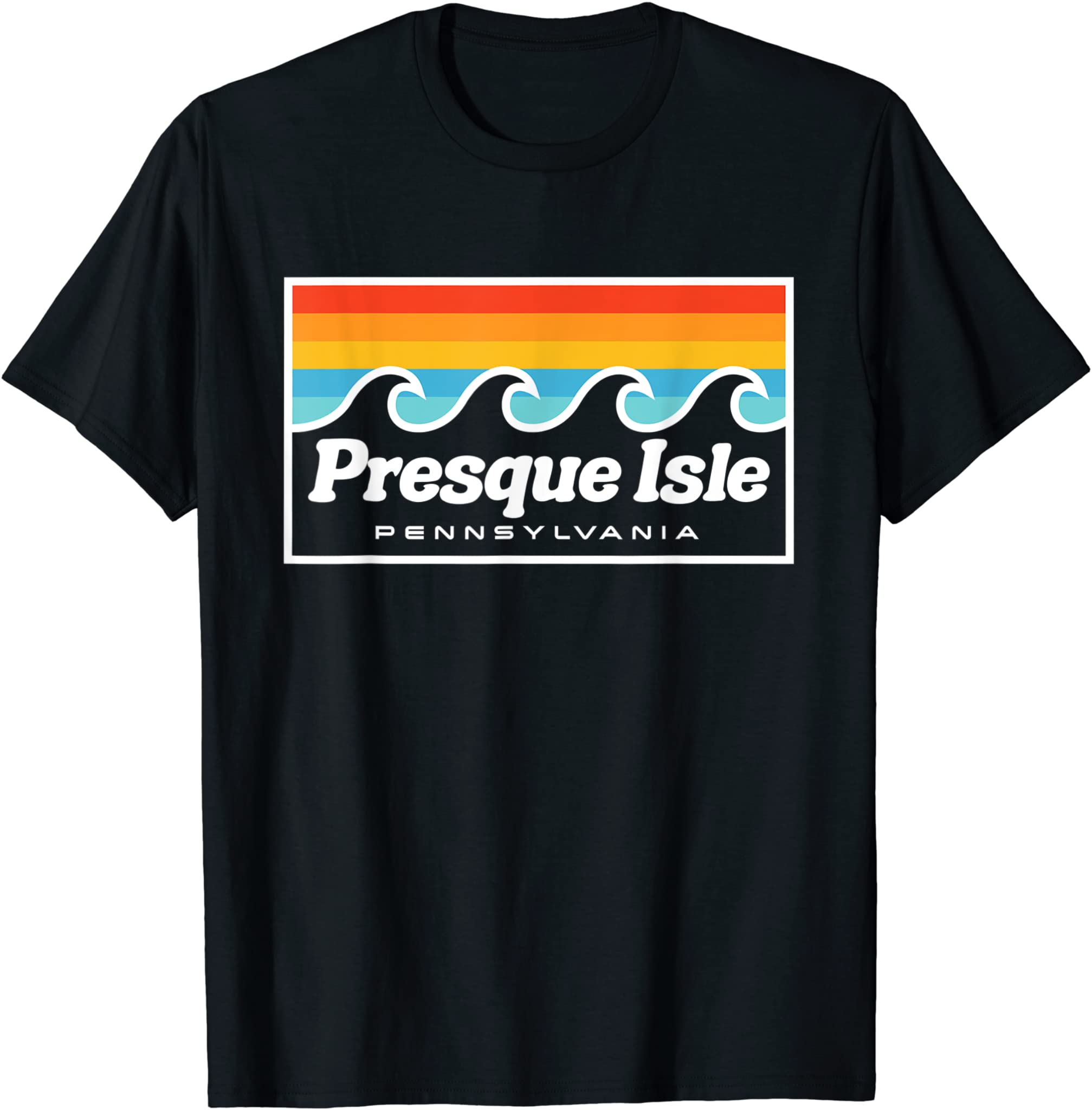 Presque Isle Erie Pa Waves Beaches T-Shirt