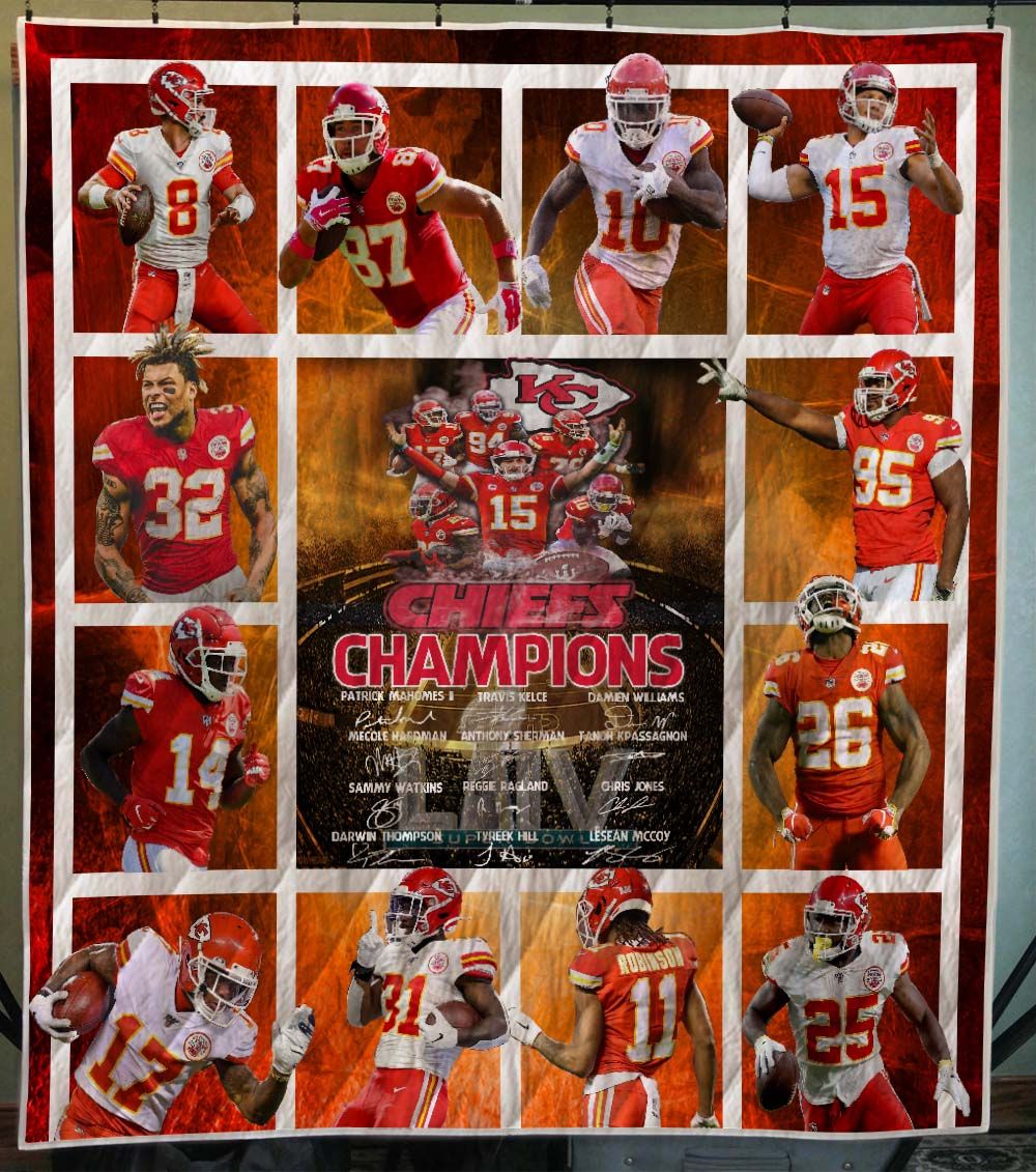 The Kansas City Chiefs Super Bowl Quilt Premium-Limited Edition QUILT BLANKET