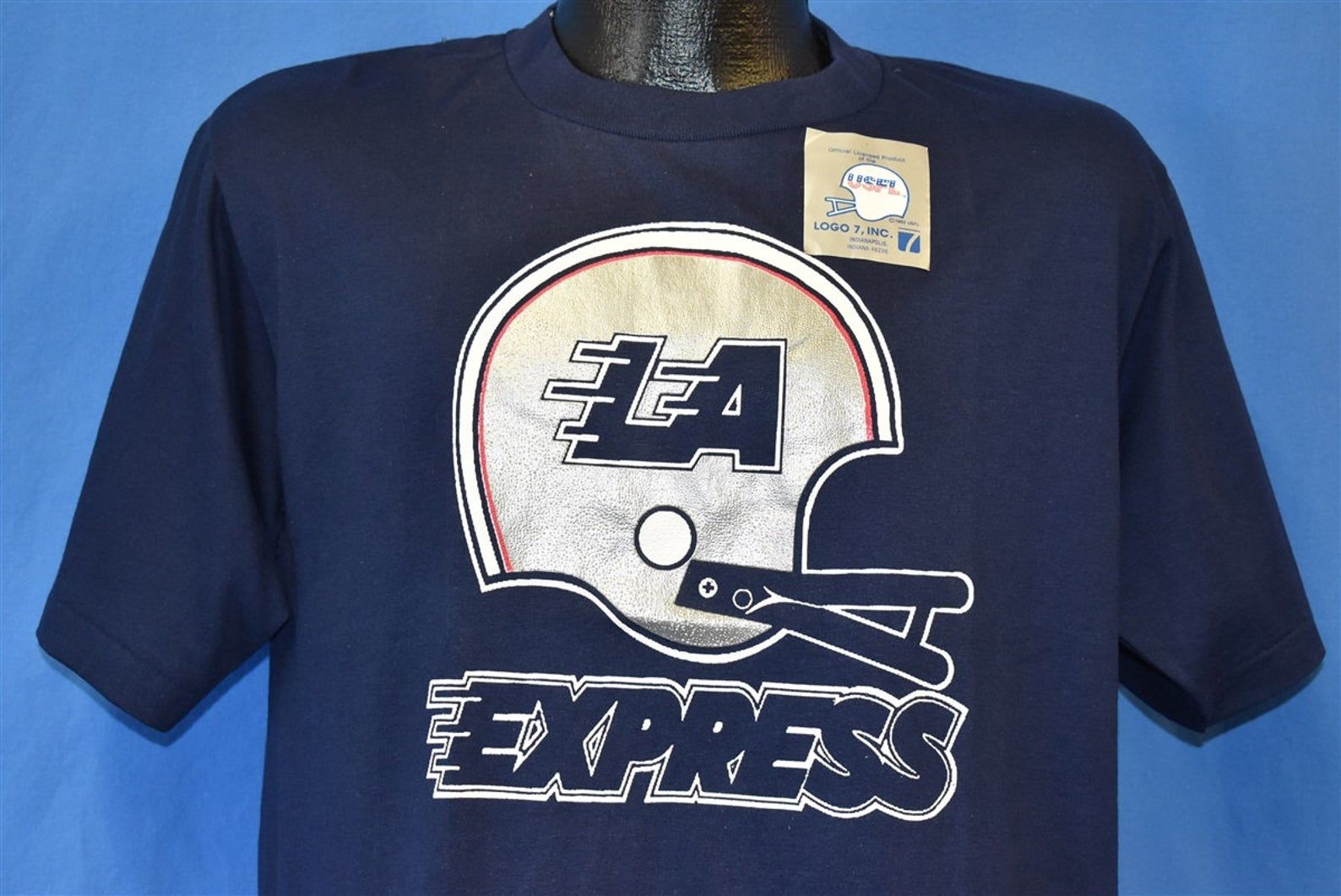 80S Los Angeles Express Usfl Football Deadstock T-Shirt Vintage Tee