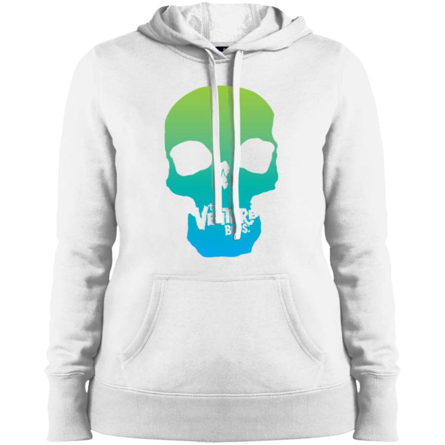 AGR The Venture Bros Skull – Green Blue Ladies’ Pullover Hooded Sweatshirt