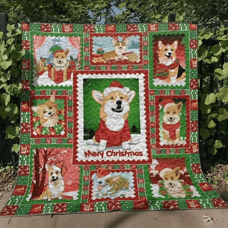 Corgi Every Day Is Xmas Day Awesome MYT169 3D Customized Quilt