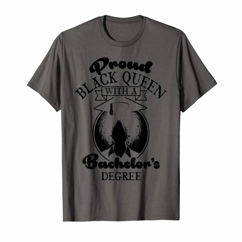 Cool Black Queen Bachelor’s Degree | Funny Graduation Gift T-shirt