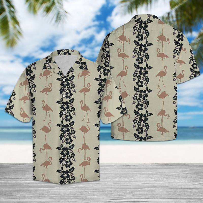 Flamingo Pattern Hawaiian Shirt Ha64994