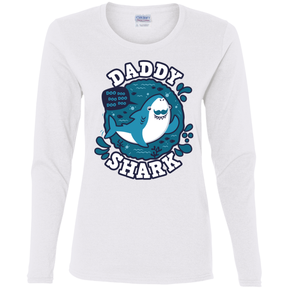 Shark Family Trazo – Daddy Women’S Long Sleeve T-Shirt