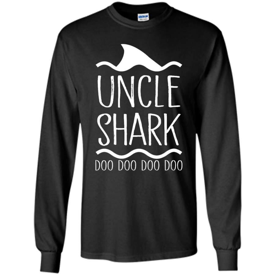 Uncle Shark Doo Doo Doo Doo – Gildan Long Sleeve Shirt