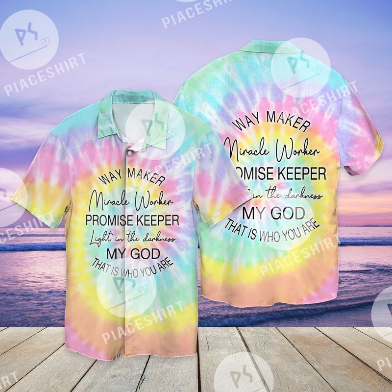 God Save My Life Tiedye Full Print Hawaii Shirt Ha12023