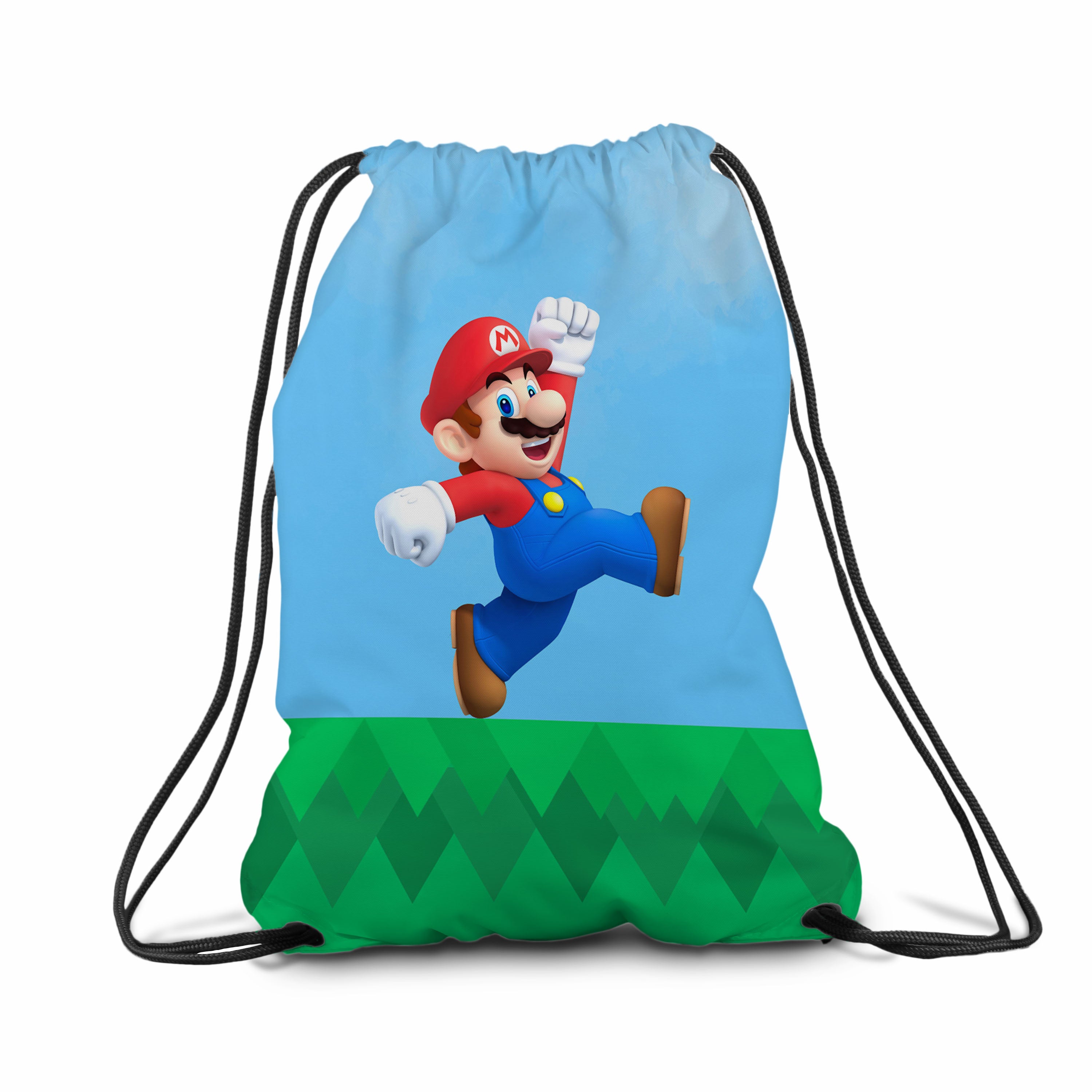 super mario 3d drawstring backpacks