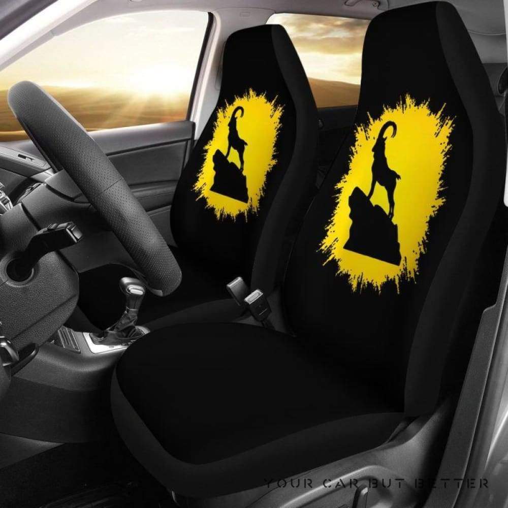 Switzerland Alpine Ibex (Capra Ibex) Car Seat Cover