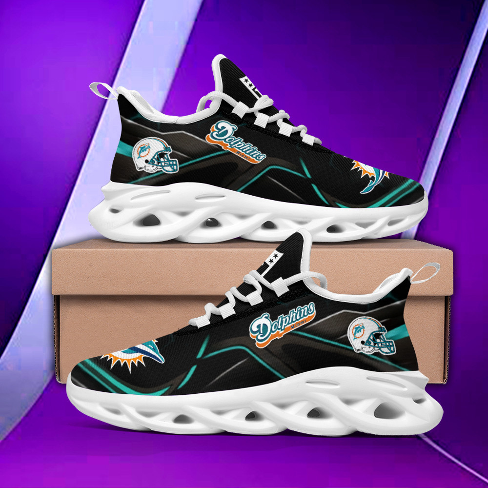 Miami Dolphins Yezy Running Sneakers Bb80