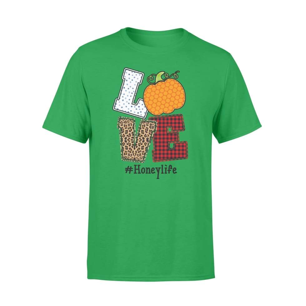 Love Honey Life Plaid Pumpkin Halloween Costume Shirt Gift For Grandma Unisex T-Shirt Hoodie Sweatshirt Plus Size S-5Xl