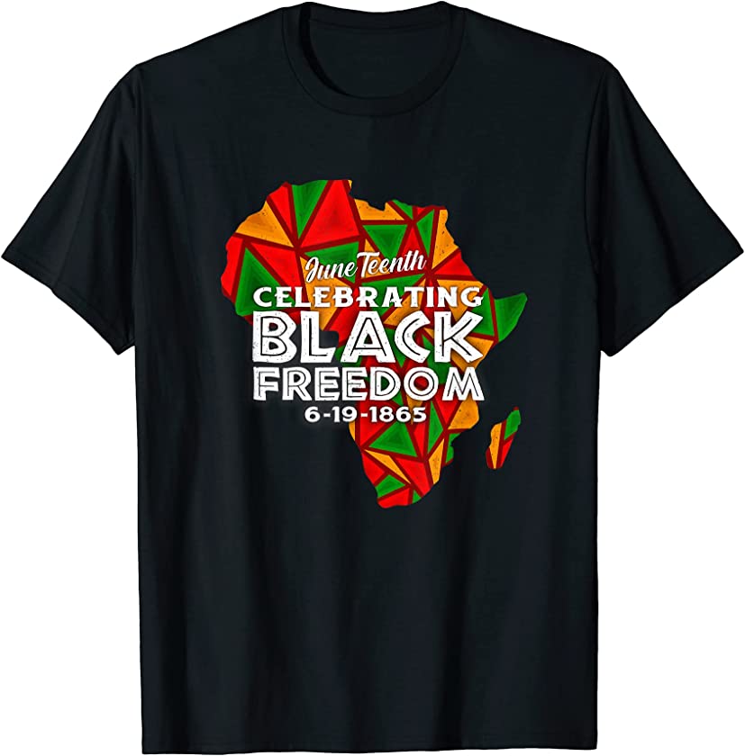 Happy Juneteenth 1865 Black Freedom Melanin Black Pride T-Shirt