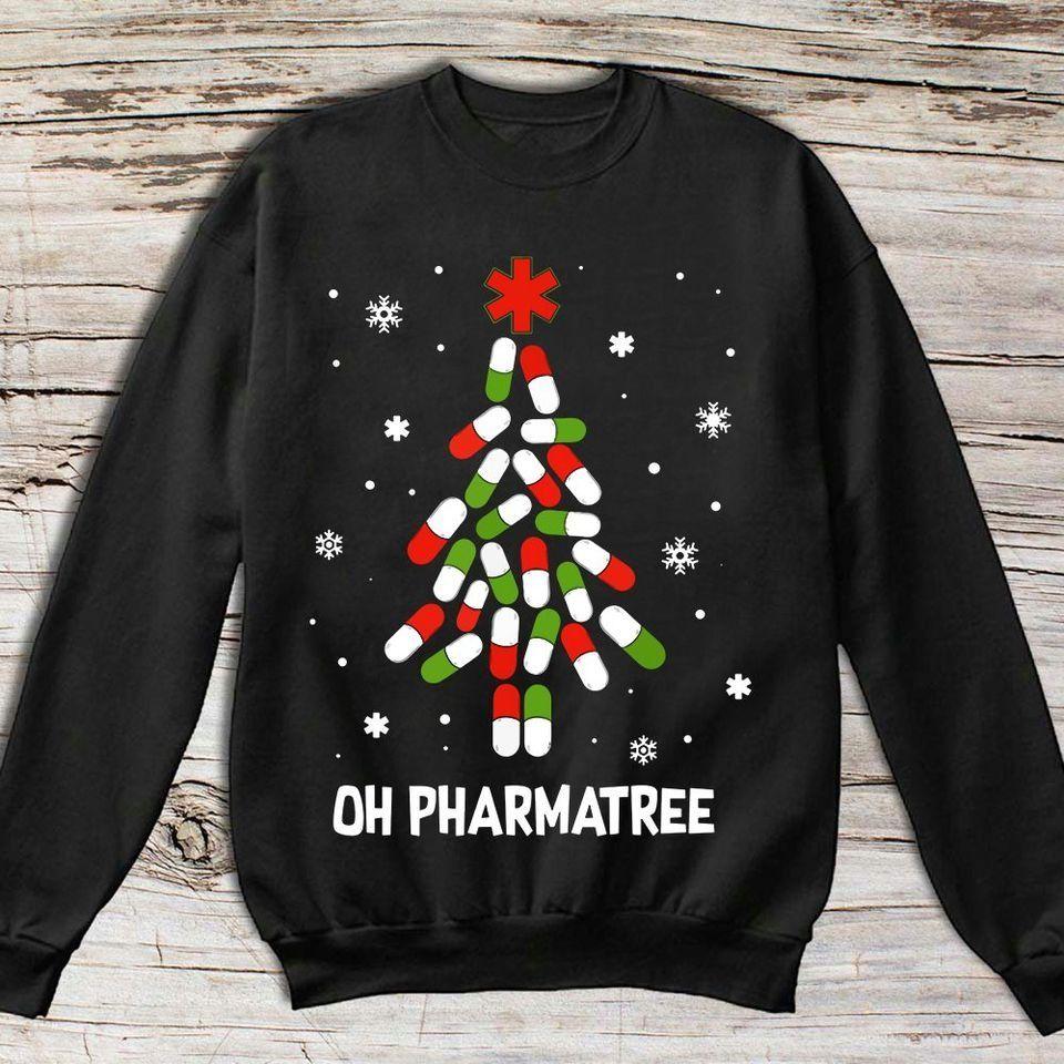 Christmas Oh Pharmatree T Shirt Hoodie Sweater All Color Plus Size Up To S-5Xl