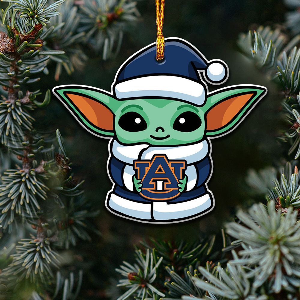 Auburn Tigers Yoda Ornament 01 XXBTH0103